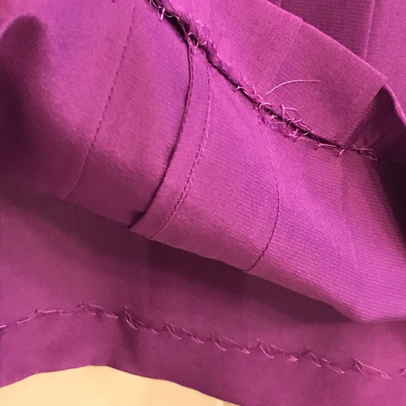 Kate Spade Tie Back Blouse, Purple, M - Picture 5 of 7